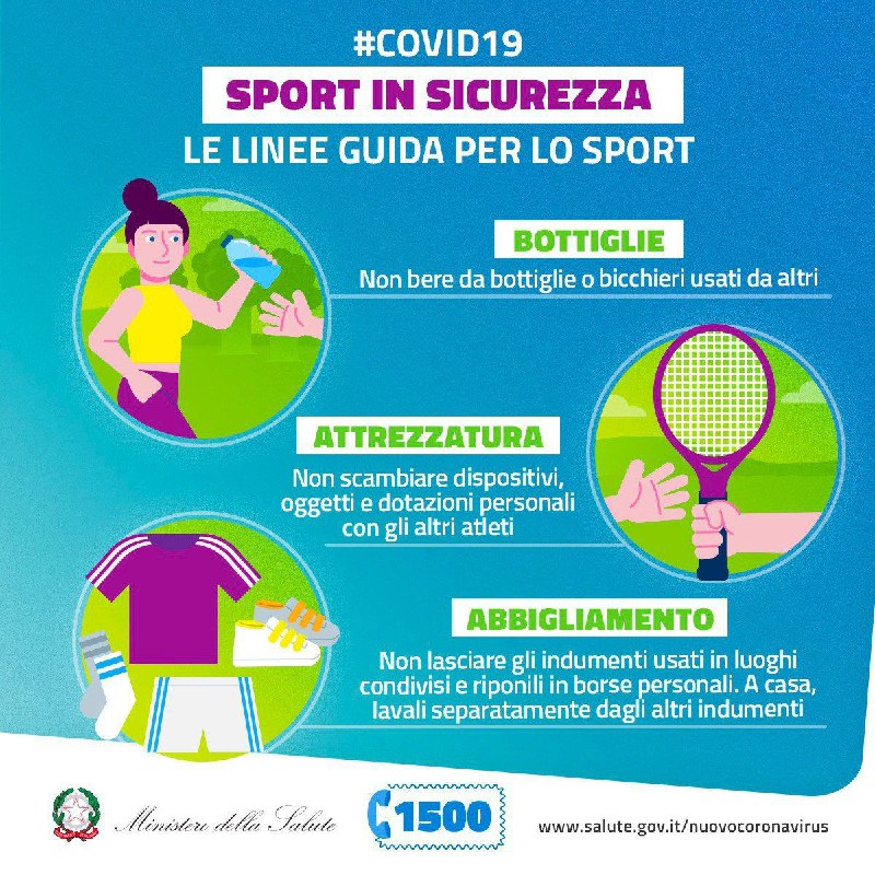 Avvertenze attività sportive